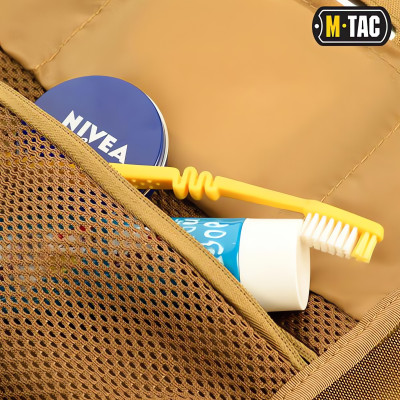 M-Tac Toiletry Bag, 600D PVC, 24x15x8.5 cm, Coyote