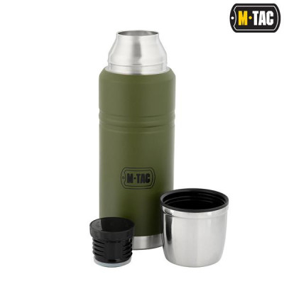 M-Tac Thermos, 0.75 l, Steel 201, Olive — 3/9