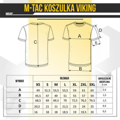 M-Tac T-Shirt Viking Marškinėliai su vikingų motyvais