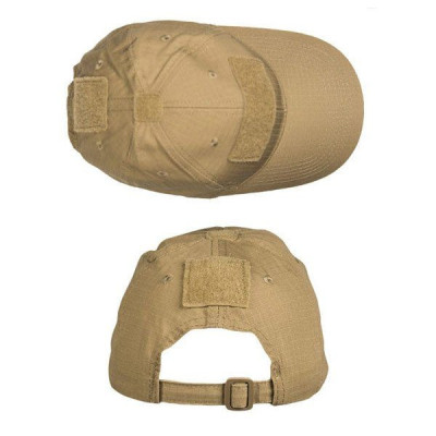 Baseball Cap with Velcro Panels for Patches
