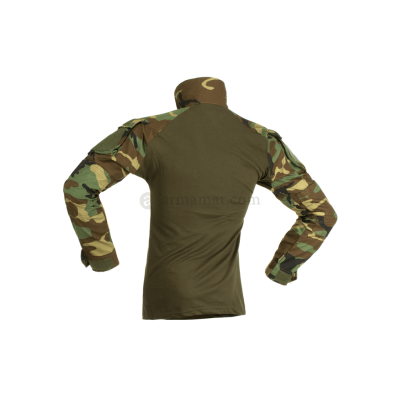Invader Gear Combat Shirt Woodland Tactical Shirt — 2/6