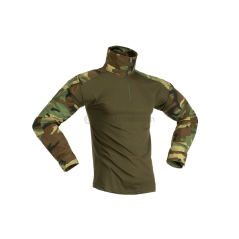 Invader Gear Combat Shirt Woodland Taktiniai marškiniai