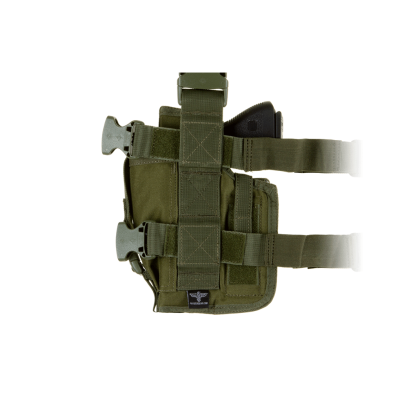 Invader Gear SOF Holster Dropleg Pistol & Mag Carrier — 3/4