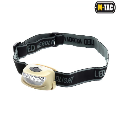M-Tac Headlamp 4+1 LED Red Light, up to 18 Lumens — 1/6