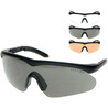 Swiss Eye Raptor Tactical Ballistic Shooting Glasses UV400, Black
