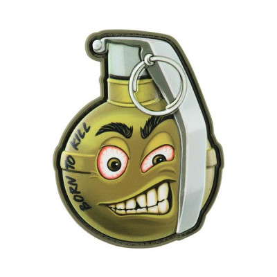 M-Tac Born to Kill 3D PVC Patch – Grenade Shape