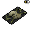 M-Tac Bearded Skull 3D PVC Patch 80×50 mm, Olive