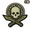M-Tac No Knife No Life 3D PVC Patch – 50×50 mm