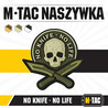 M-Tac No Knife No Life 3D PVC Patch – 50×50 mm