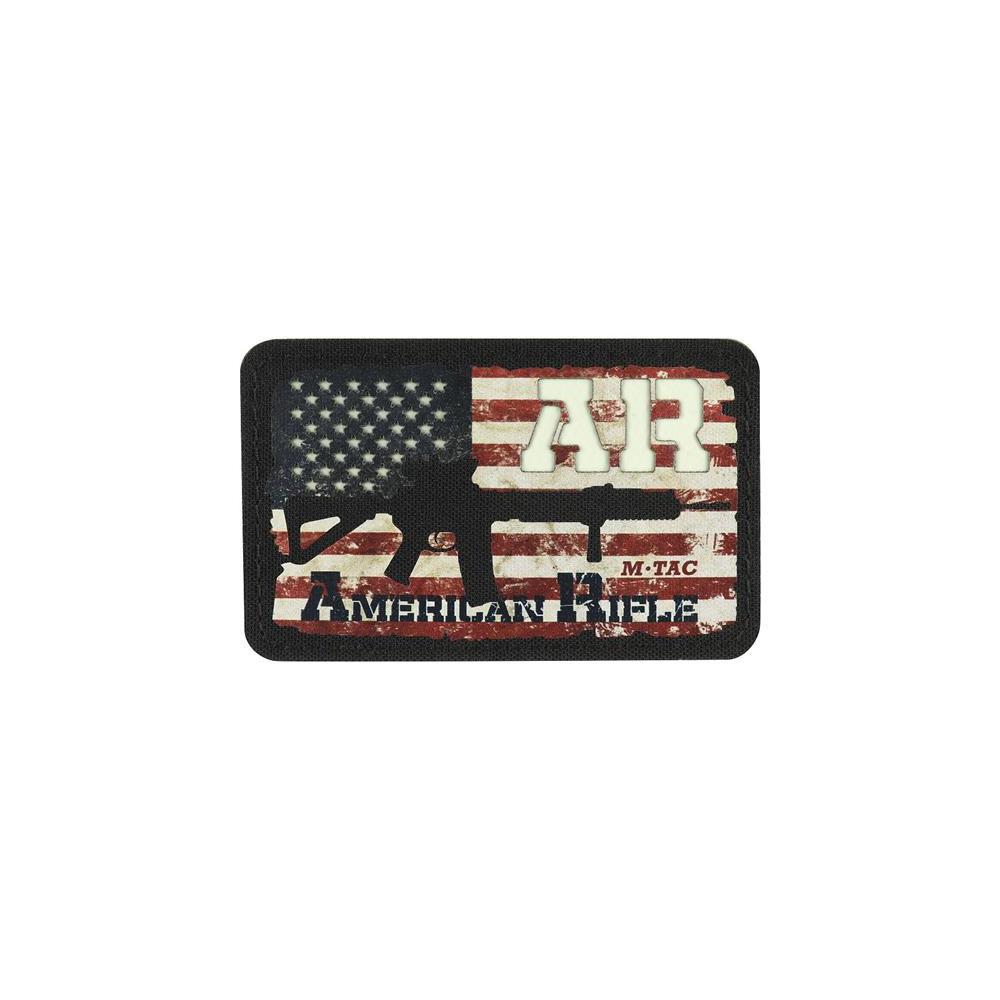 M-Tac AR-15 American Rifle Morale Patch – 8×5 cm