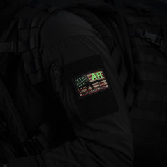 M-Tac Patch AR-15 American Rifle (80х50 мм) Black/GID Antsiuvas