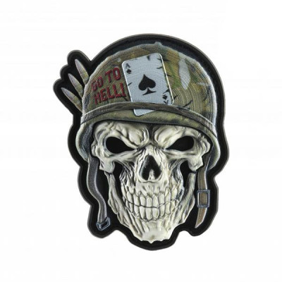 M-Tac Go to Hell 3D PVC Patch – 8.5×6.5 cm
