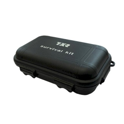 Waterproof Survival Tin with Compass and Flint