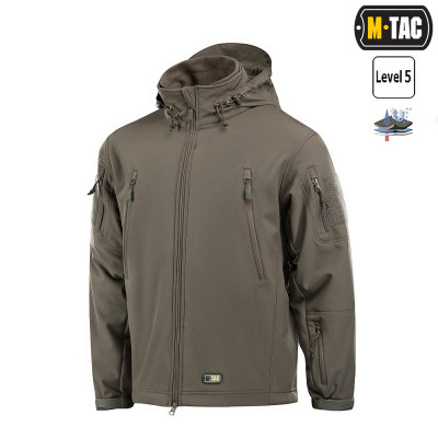M-Tac Soft Shell Jacket with Removable Fleece, Olive