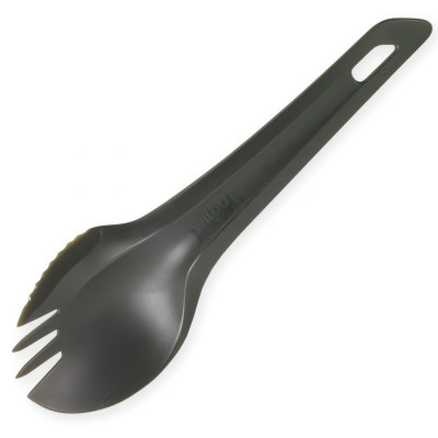 Wildo 3-in-1 Spoon-Fork-Knife, Olive Green, Dark Grey