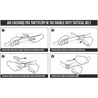 M-Tac Double Duty Tactical Belt Nylon, 40 mm, Olive/Black