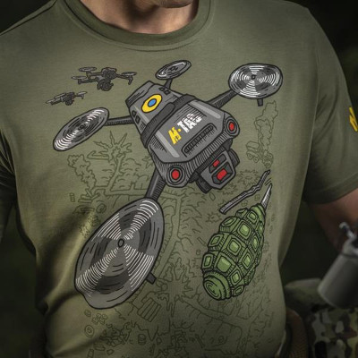 M-Tac Drone Operator T-Shirt 93% Cotton, Olive