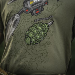 M-Tac T-Shirt Quadcopter Marškinėliai su dronų motyvais