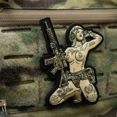 M-Tac Pin-Up PVC Patch with Velcro — 4/12