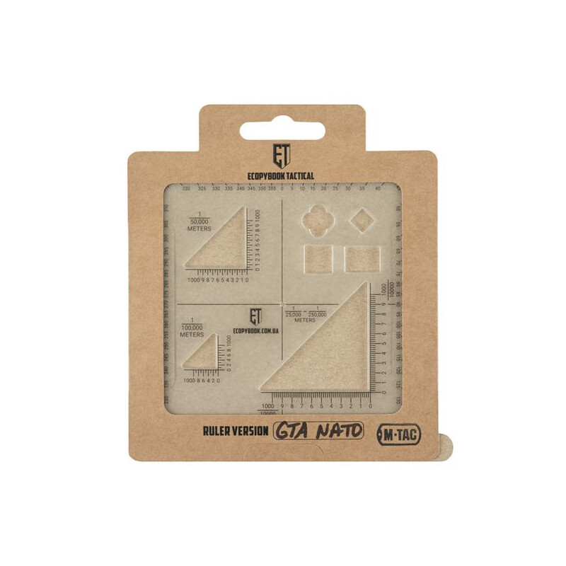 M-Tac Tactical ruler GTA NATO Taktinė liniuotė