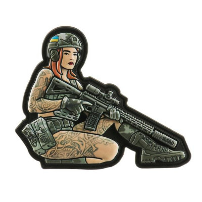 M-Tac Tactical Girl Viking PVC Patch 8 × 10 cm