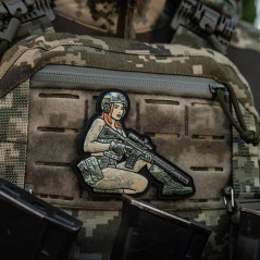 M-Tac patch Tactical girl №2 Skandinavik PVC Antsiuvas