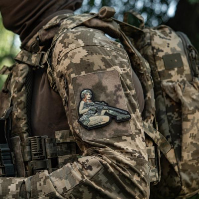 M-Tac Tactical Girl Viking PVC Patch 8 × 10 cm