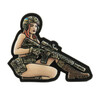 M-Tac Pin-Up PVC Patch 8 × 10 cm Nose Art Series, Coyote