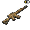 M-Tac AR-15 Rifle Patch Rubber Emblem, Coyote