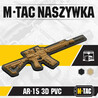 M-Tac AR-15 Rifle Patch Rubber Emblem, Coyote