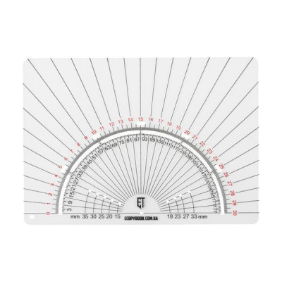 Ecopybook Tactical Protractor PR-R – Non-Reflective Polymer