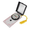 Compass with Magnifying Lenses and Protective Lid
