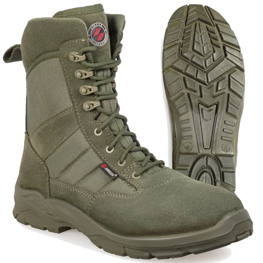 Tactical Boots – Natural Suede Leather, X-TRA GRIP