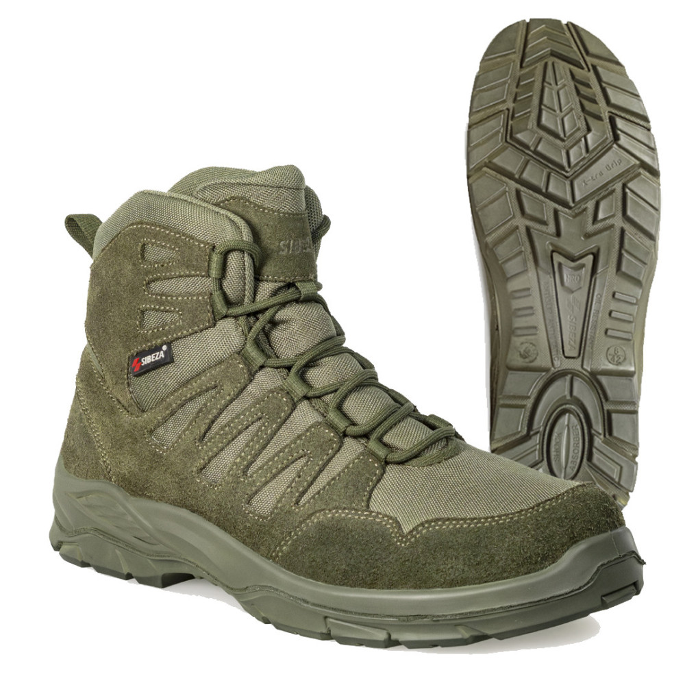 Tactical Boots High – Suede Leather, X-TRA GRIP