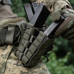 M-Tac Pouch for AK/AR Open Double Laser Cut Dviguba dėtuvė
