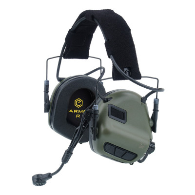 Electronic Active Earmuffs – NRR22, IPX-5, 350 h
