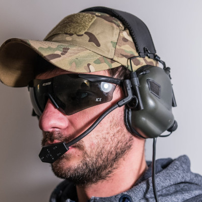 Electronic Active Earmuffs – NRR22, IPX-5, 350 h