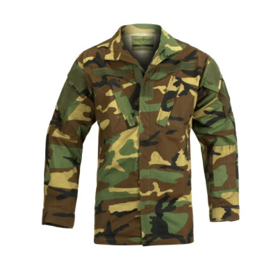 Camouflage Shirt – Full-Zip, Velcro, Elbow Protection