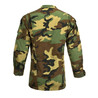 Invader Gear Camouflage Shirt Full-Zip, Velcro, Elbow Protection, Woodland