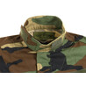 Invader Gear Camouflage Shirt Full-Zip, Velcro, Elbow Protection, Woodland