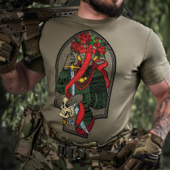 M-Tac T-Shirt Motanka Marškinėliai su ukrainietiškais, kultūriniais motyvais