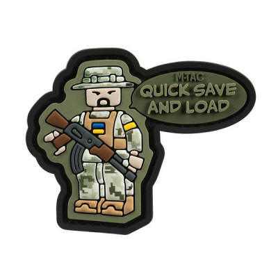 M-Tac PVC Patch "Quick Save" – 4.7 × 6 cm, Velcro