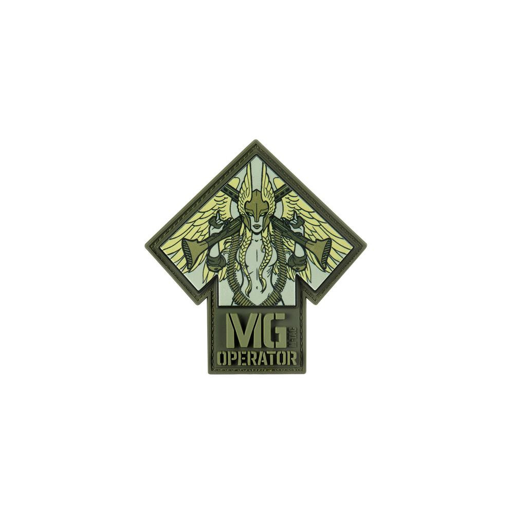 M-Tac PVC Patch "Valkyrie" with Tiwaz Rune – 9.2 × 8.6 cm