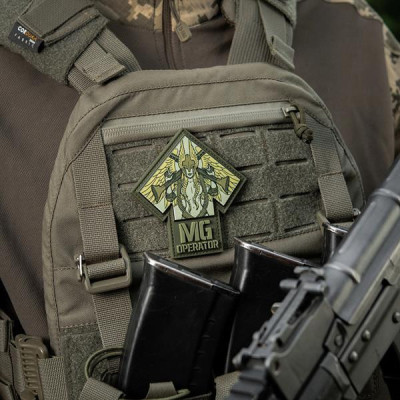 M-Tac PVC Patch "Valkyrie" with Tiwaz Rune – 9.2 × 8.6 cm