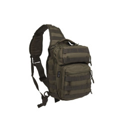 Mil-Tec Woodland One Strap Assault Pack Small Woodland marginimo maža kuprinė per petį 10L