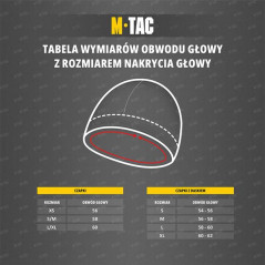 M-Tac Rip-Stop Fleece Helmet Liner Žieminė kepurė - pošalmis