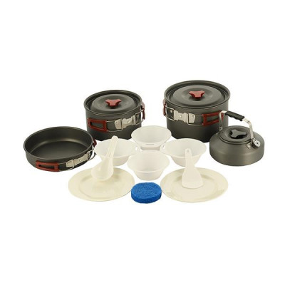 M-Tac Camping Cookset for 4–5 Persons Anodised Aluminium