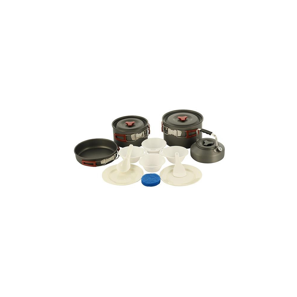 M-Tac Camping Cookset for 4–5 Persons Anodised Aluminium