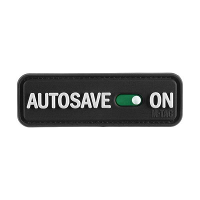 M-Tac Autosave PVC Morale Patch 8 × 2.5 cm Velcro
