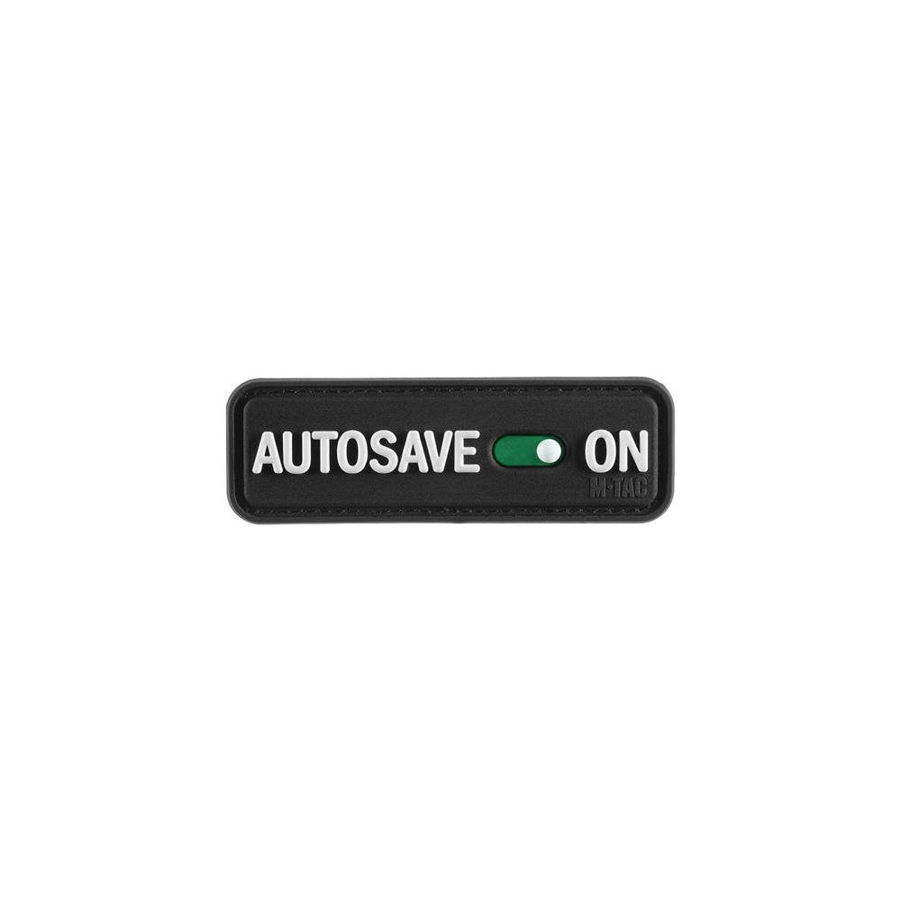 M-Tac Autosave PVC Morale Patch 8 × 2.5 cm Velcro, Black